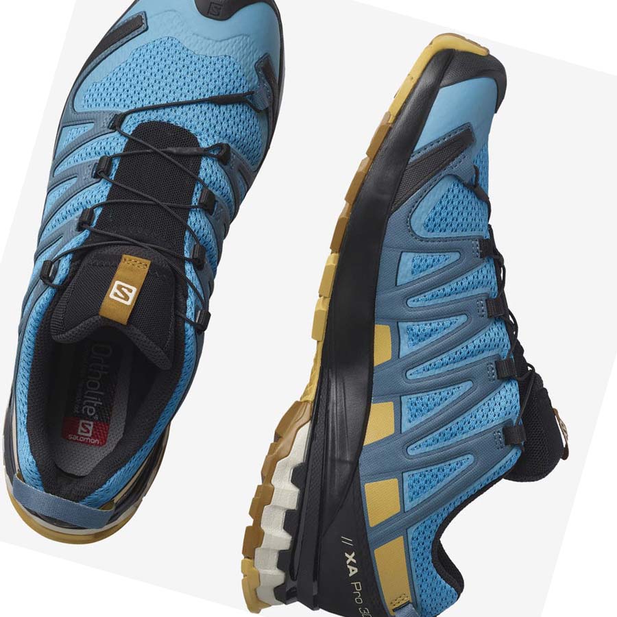 Salomon XA PRO 3D v8 Trail Futócipő Férfi Kék | HU 2098GSO